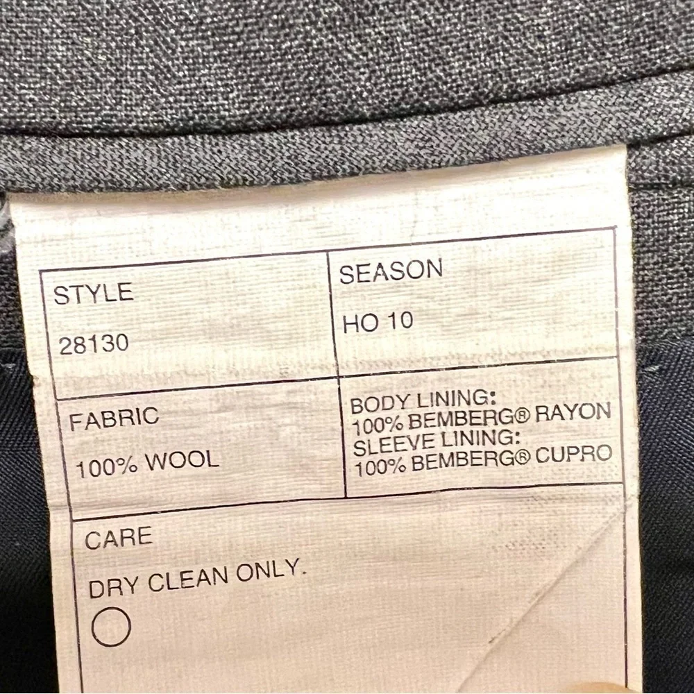J Crew Mens Ludlow slim fit Suit Blazer Jacket Gray Italian Super 120’s Wool 42R
